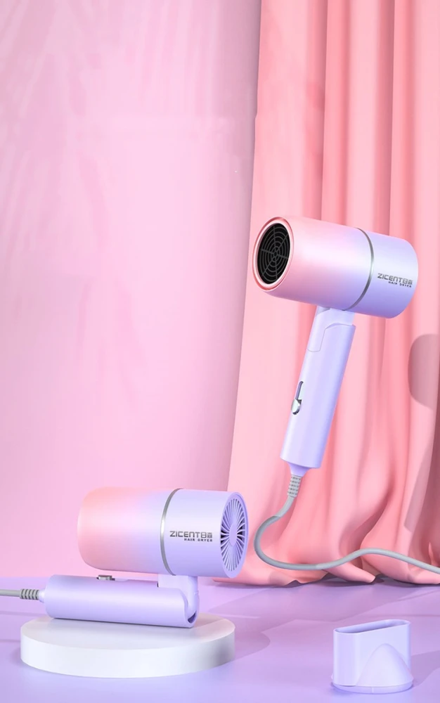  New Leafless Hollow Anion Hair Care Silent Household Hair Dryer