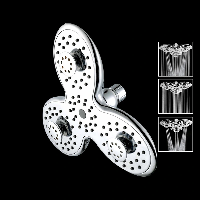 Plastic Bathroom Shower Head Multi-mode Pressurized Top Shower Head