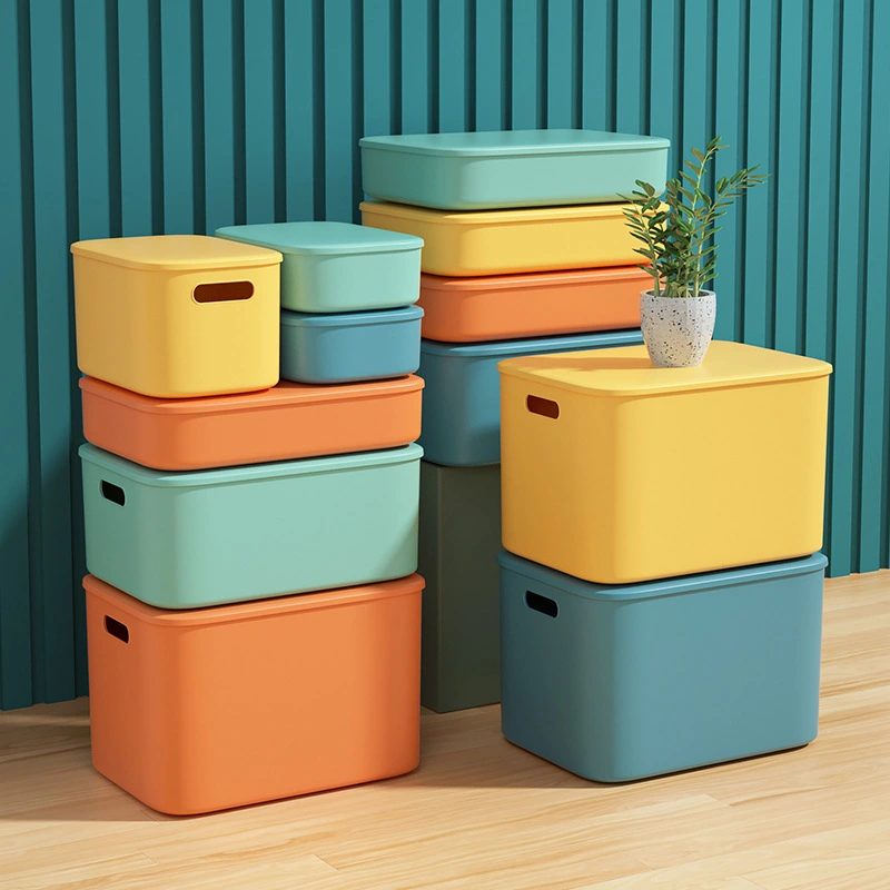 Contrasting Color Sundries Coffee Table Storage Box