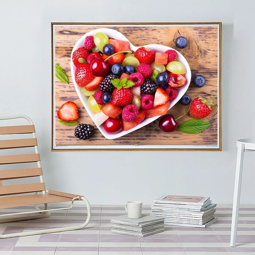 5D Diamond Painting Full Square Scenic Fruit Embroidery Sale