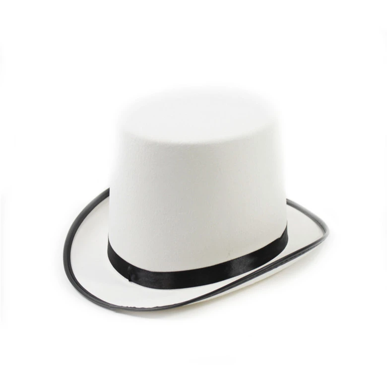 Vintage Steampunk Top Hat Unisex Party Jazz Fedora Magician Caps Trilby