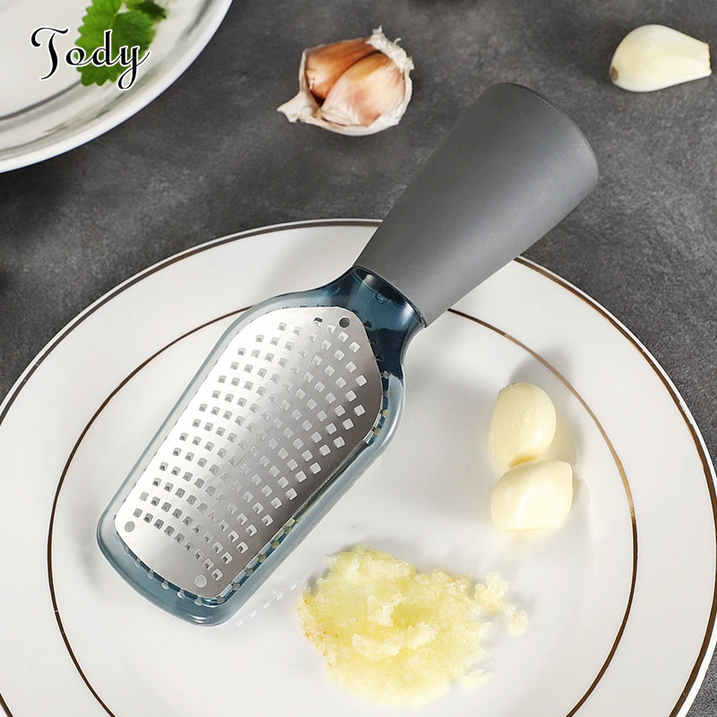 304 Stainless Steel Garlic Ginger Grinder Manual Grinding Food Grinder Kitchen Gadget Factory Direct Sales