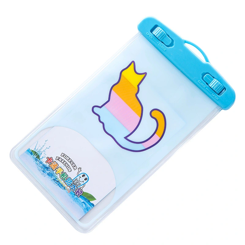 Mobile Phone Waterproof Bag Cartoon Animal PVC Transparent