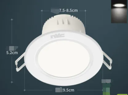 Illumination Led Downlight Embedded Barrel Light Aisle Spotlight Ultra-Thin Downlight