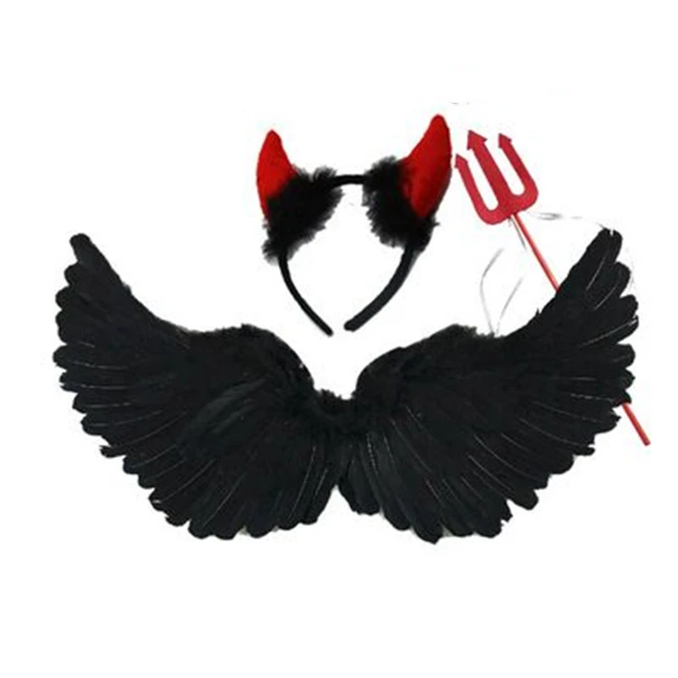 Adult Feather Wings Decoration Catwalk