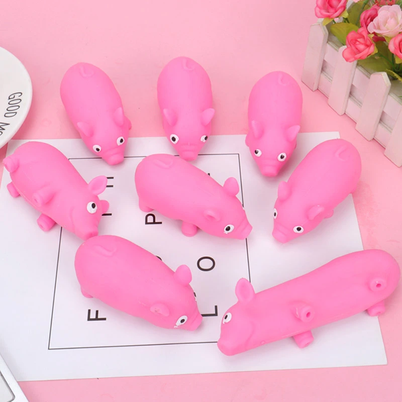 Unzip The  Lala Pig Toy Creative Vent Can Pinch And Rebound Children's Toys