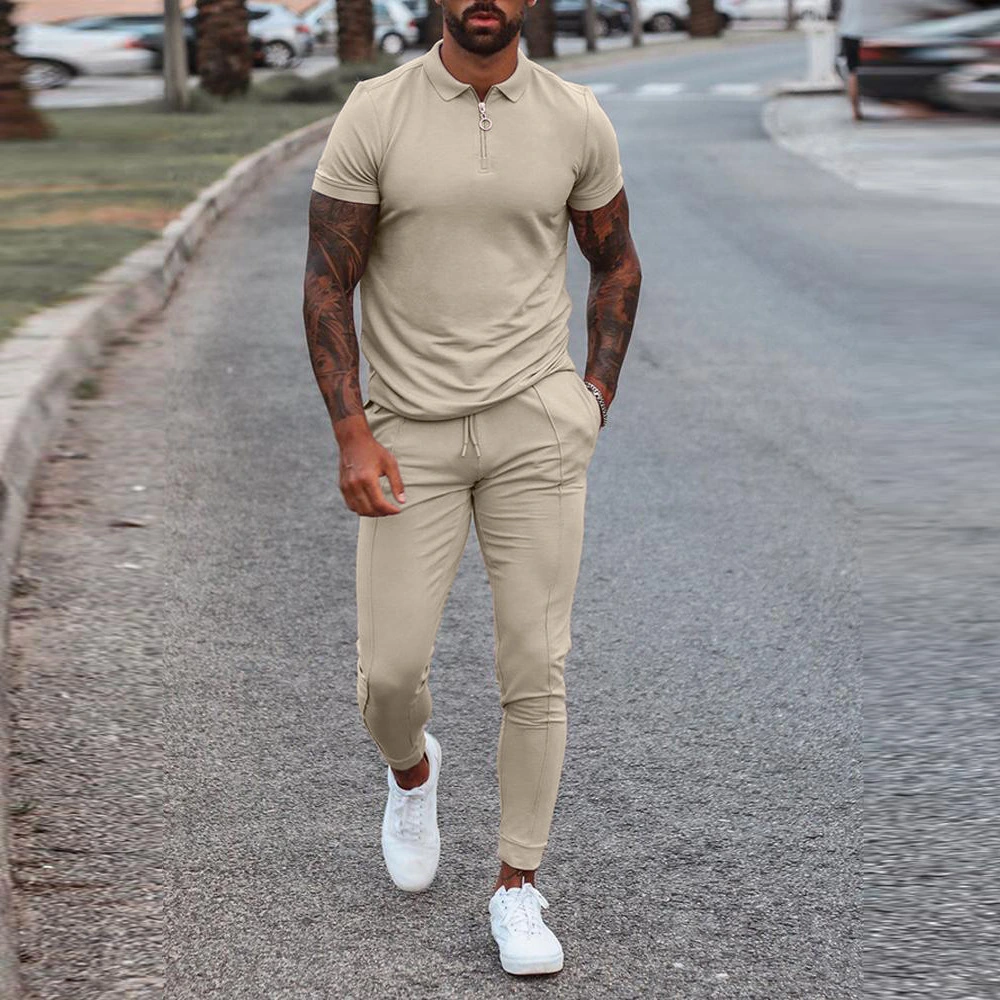 Summer Hot Style Cross-border Men's Slim Fit Trendy Casual Youth Suit