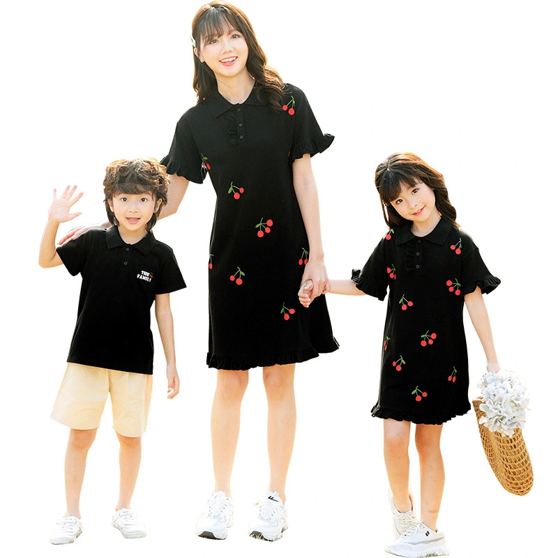 Casual Family Wear Mother And Daughter Skirt Family Wear