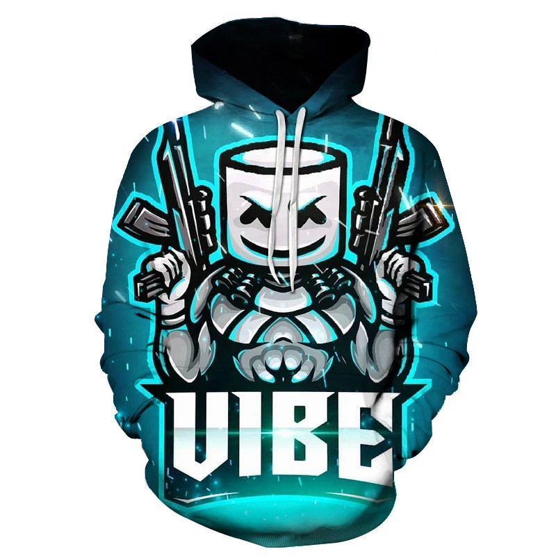 Rock Print 3D Digital Couple Sweater Hoodie