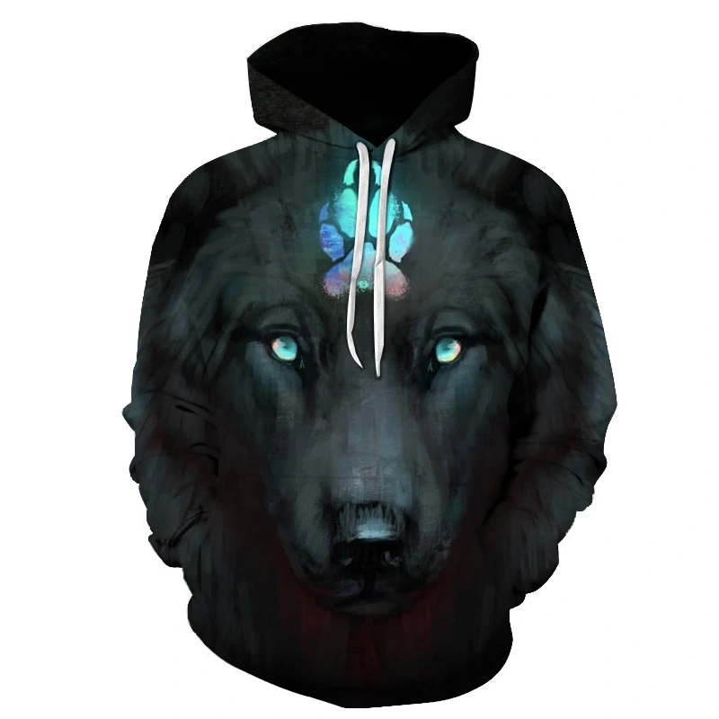 3D Digital Printing Fashion Trend Hooded Sweater Hoodie