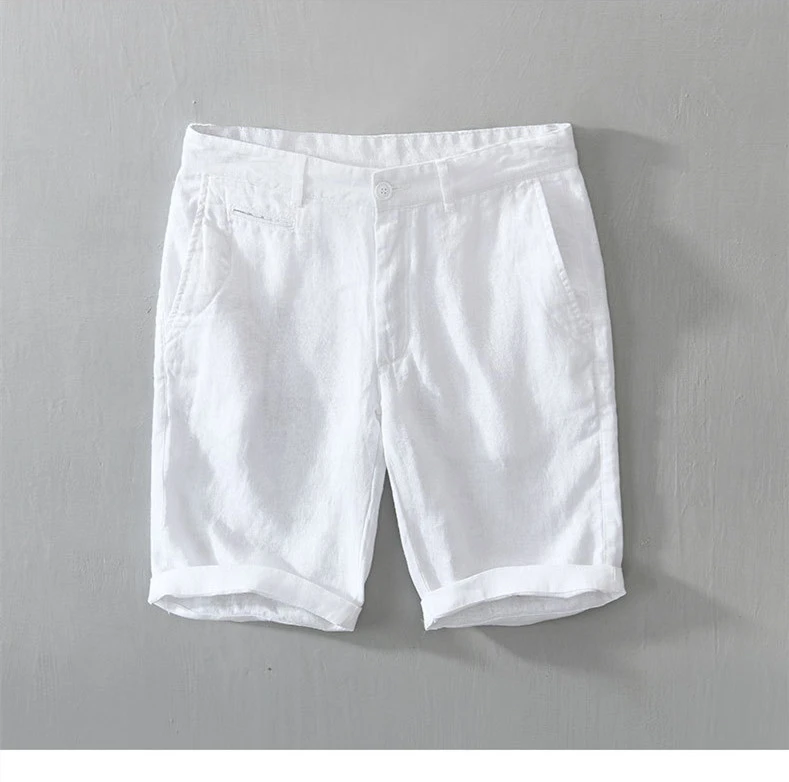 Linen Shorts Loose Casual Beach Casual Five-point Pants Men's