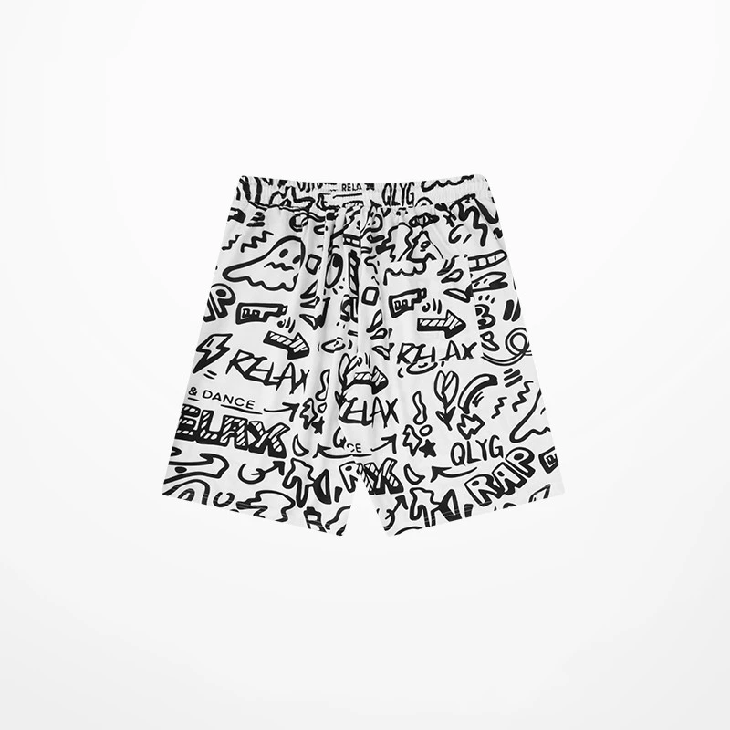 Summer New Men  Fashion Trend Loose Pants Pure Cotton