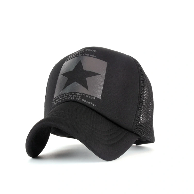 Big Five-pointed Star Pattern Tennis Baseball Cap