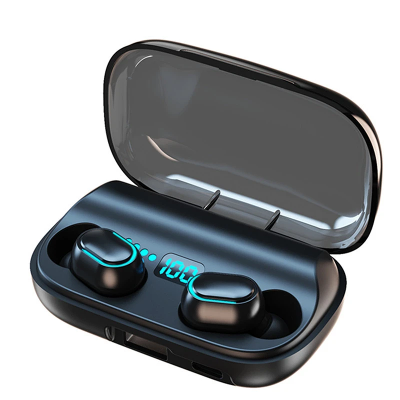 Bluetooth Headset TWS Binaural Wireless With Charging Compartment