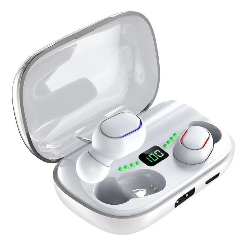 Bluetooth Headset TWS Binaural Wireless With Charging Compartment