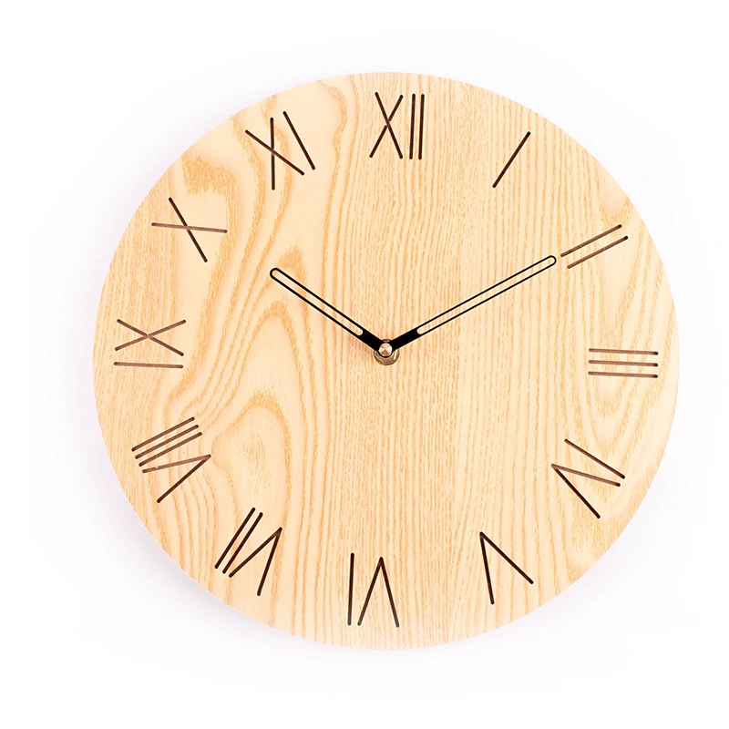 Hicat Modern Simple Wall Clock Quiet Living Room Creative Bedroom