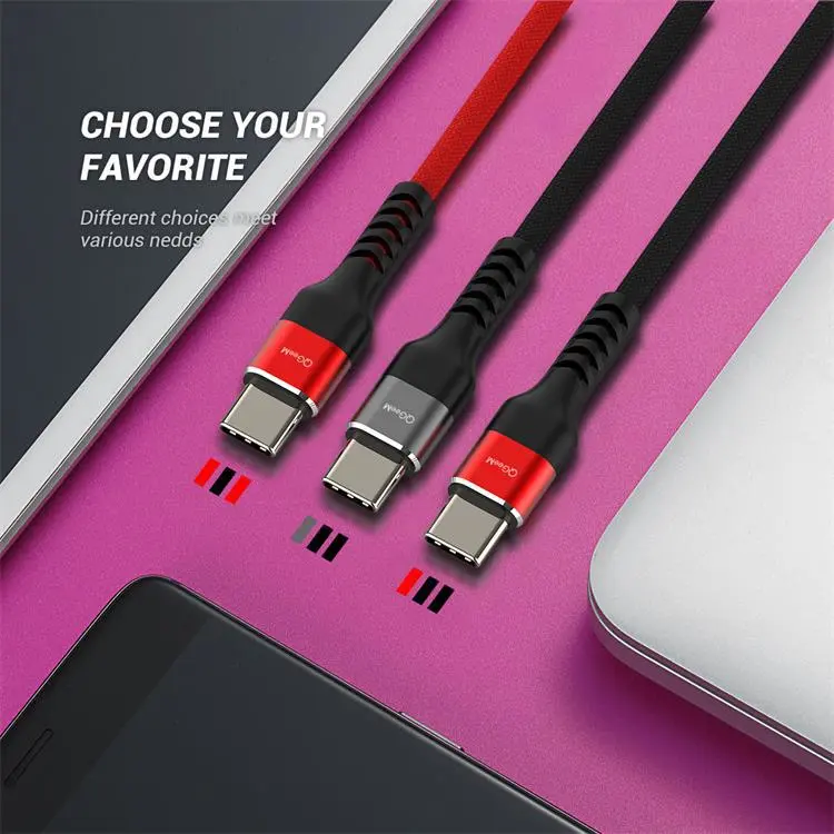 QGeeMUSB A To Type-C Fast Charge Data Cable 5V2.4A Compatible With Android Phones