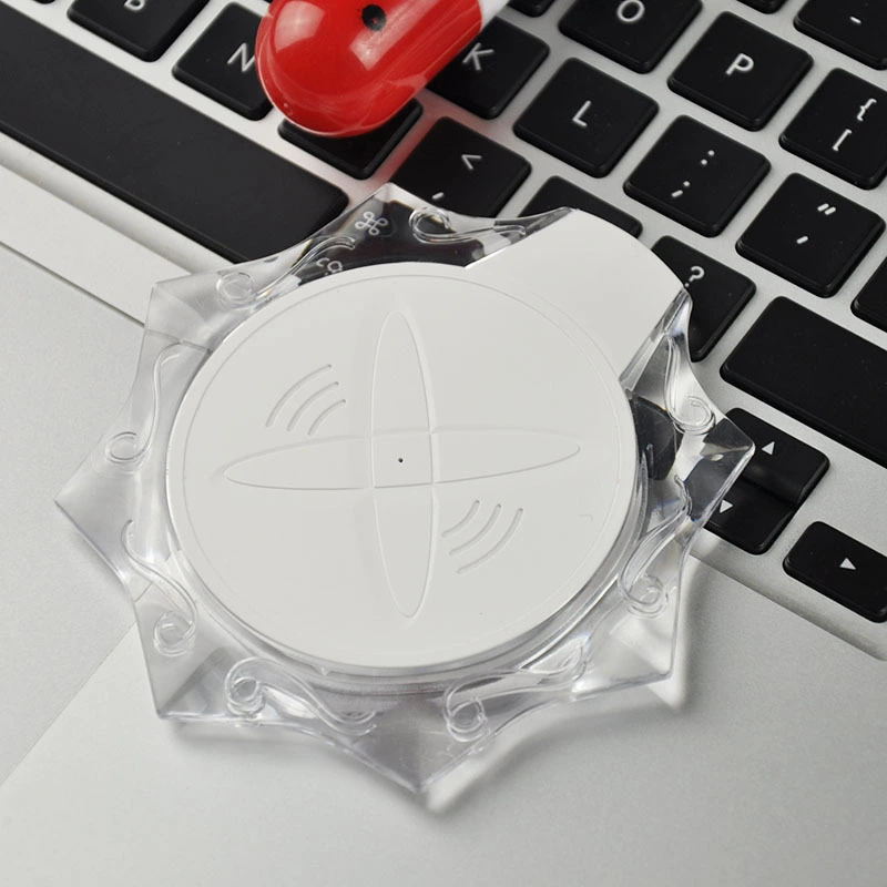 Compatible with Apple , K9 K10 Crystal Wireless Charging QI Standard Transparent Crystal Base Disc Cross-border Applicable For Apple, Xiaomi, Huawei