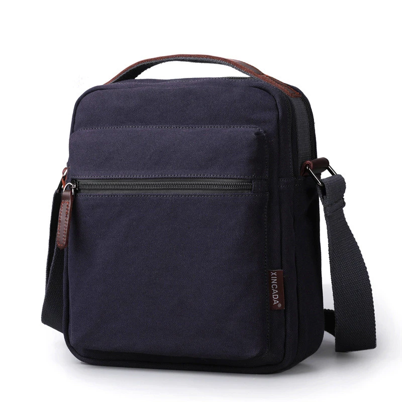 Diagonal Shoulder Bag Men's Canvas Bag