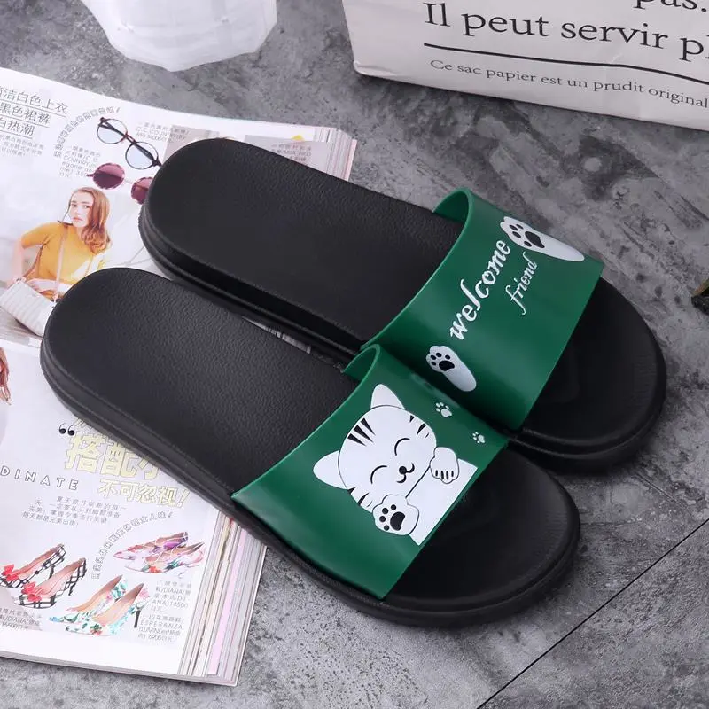Super Cute And Cute Thick-soled Home Bathroom Non-slip Deodorant Slippers
