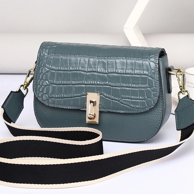 Small Square Top Layer  Lock Crossbody Shoulder Bag