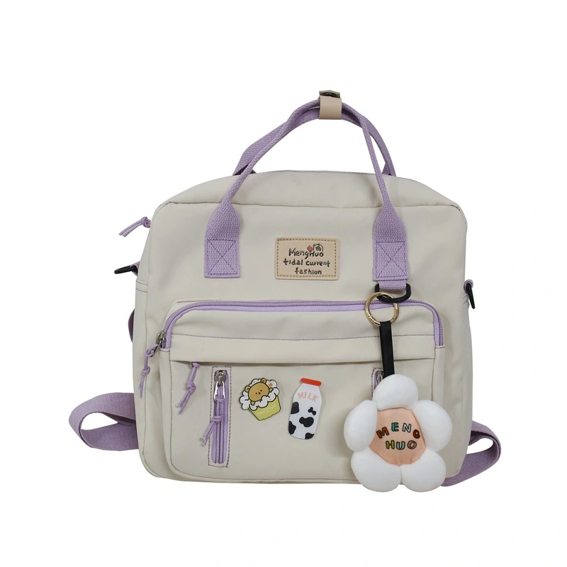 Crossbody Handbag College Style Girl Small Backpack
