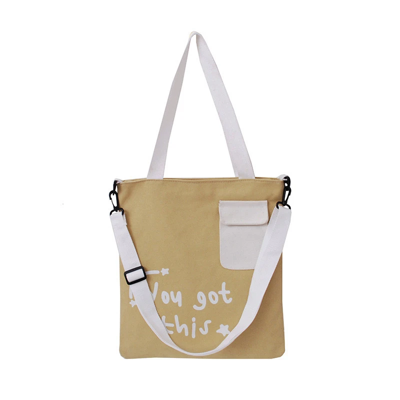 Crossbody One-shoulder Large-capacity Canvas Bag