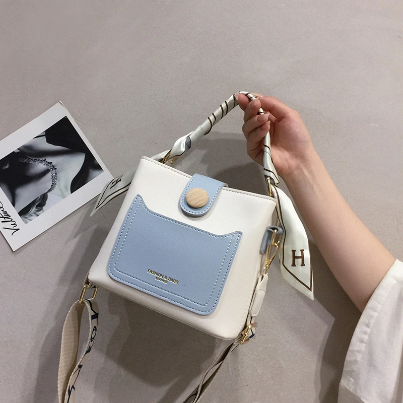 Small  Bag Female Bag New Ins Messenger Bag Tide Hit Color