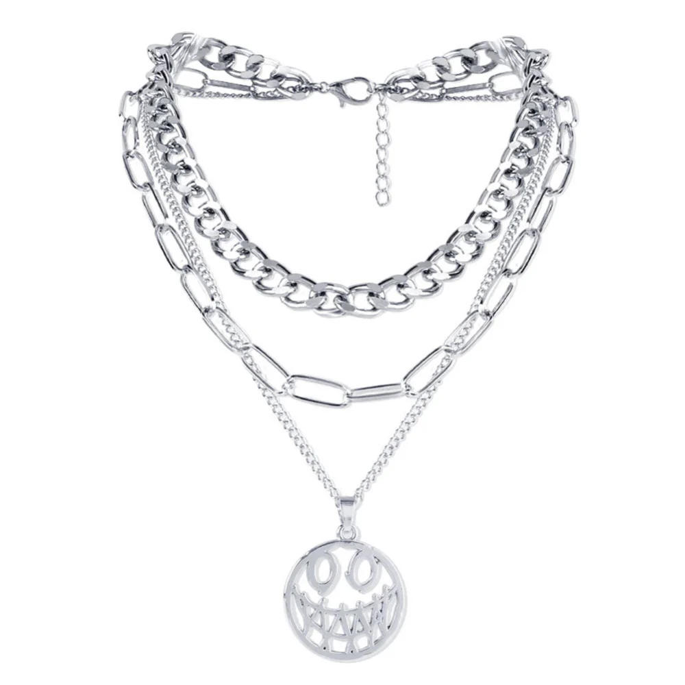 European And American Fashion Silver Clavicle Chain Ins Style Necklace