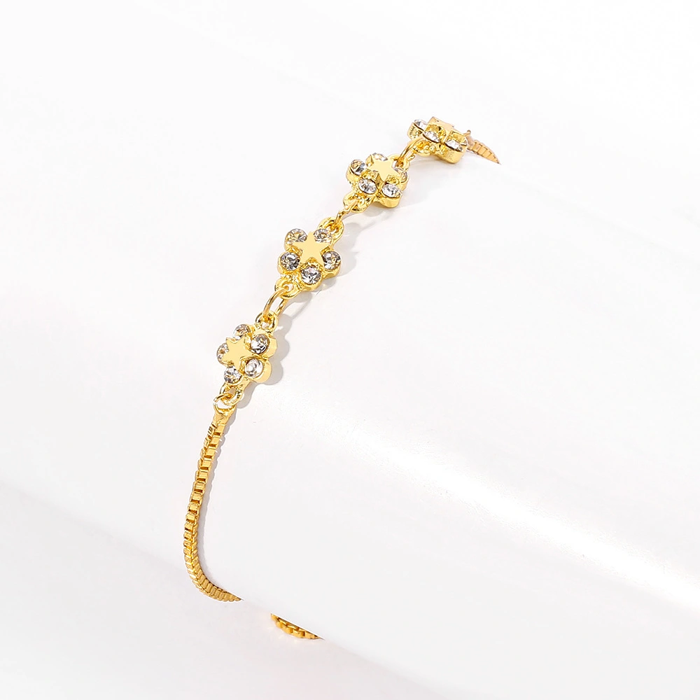 Zircon Petal High Sense Bracelet Women