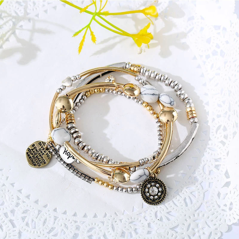 European And American Fashion Trend Multi-layer Bracelet