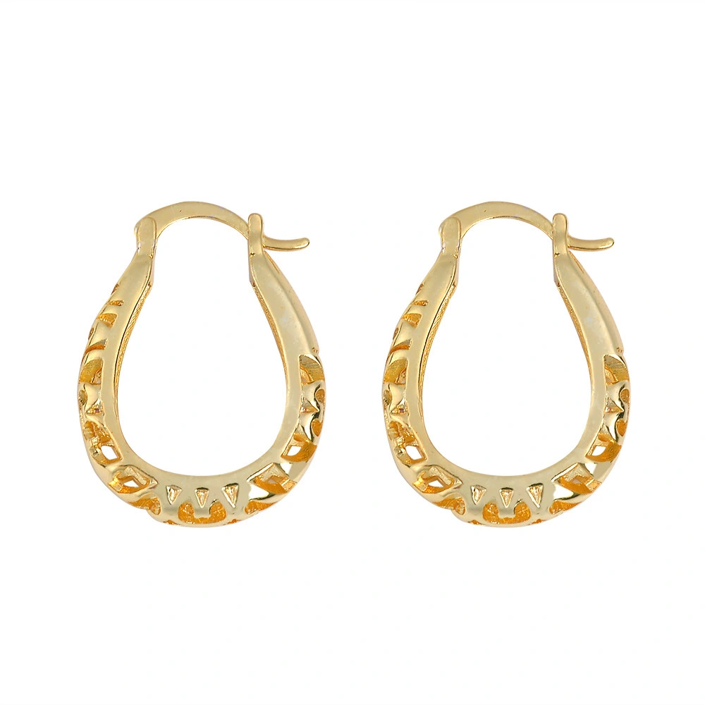 Exaggerated And Exaggerated Carved Ear Buckle Ear Clip Earrings