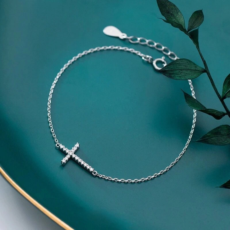 Sterling Silver Fashion Sweet Simple Colorful Bracelet For Women