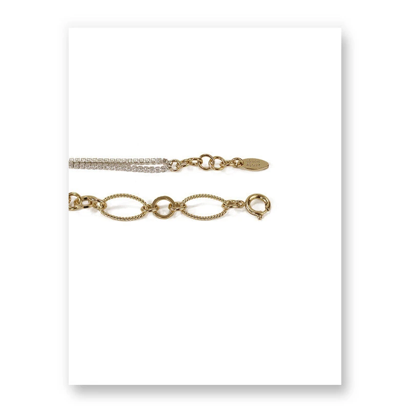 Simple Hip-hop Personality Zircon Chain Bracelet Bracelet