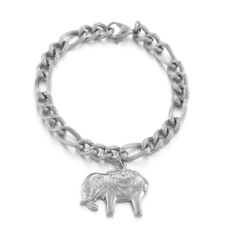 Creative Simple Fashion Temperament Chain Titanium Steel Elephant Bracelet