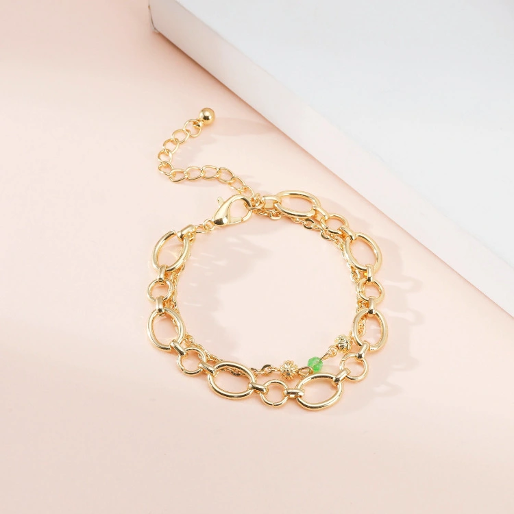 Multi-layer Chain Bracelet, Elegant And Fashionable Crystal Bead Bracelet