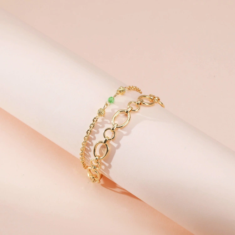 Multi-layer Chain Bracelet, Elegant And Fashionable Crystal Bead Bracelet