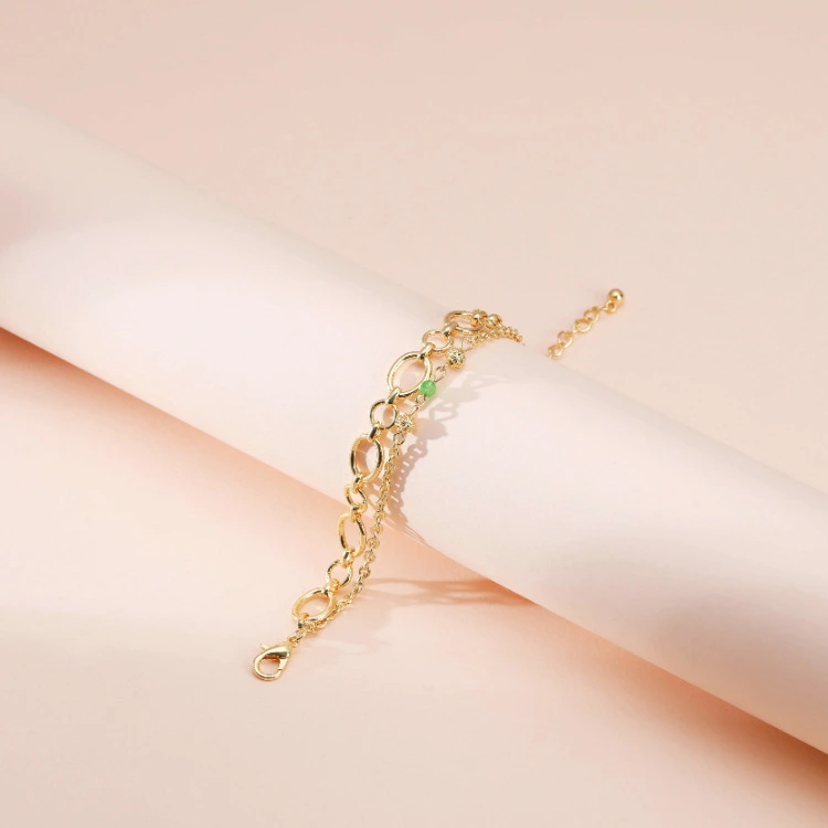 Multi-layer Chain Bracelet, Elegant And Fashionable Crystal Bead Bracelet