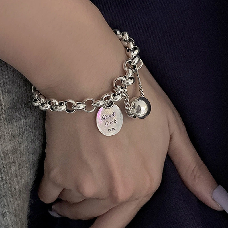 Round Ball Round Brand Ladies Chain Bracelet