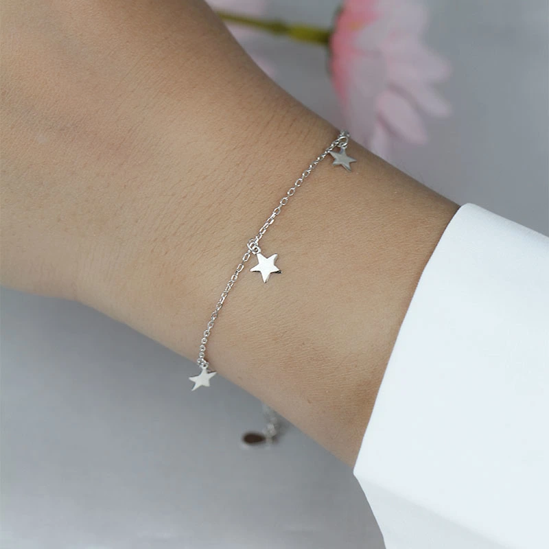 Five-Pointed Star Anklet Bracelet Cute Star Simple Jewelry