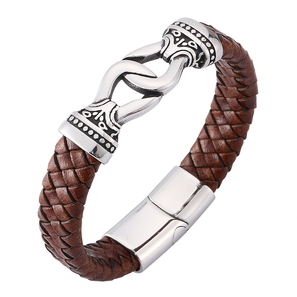 Vintage Leather Bracelet Hand-woven Fashion Leather Bracelet