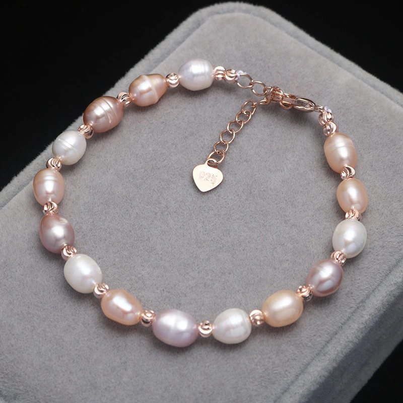 Natural Freshwater Pearl Bracelet Rice Shape