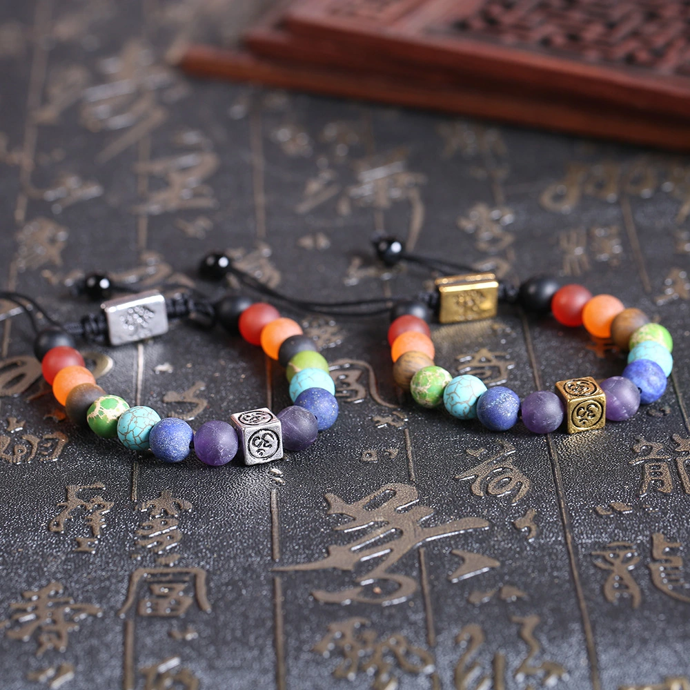 AliExpress Hot Model Tree Of Life Bracelet Stone 7 Chakras