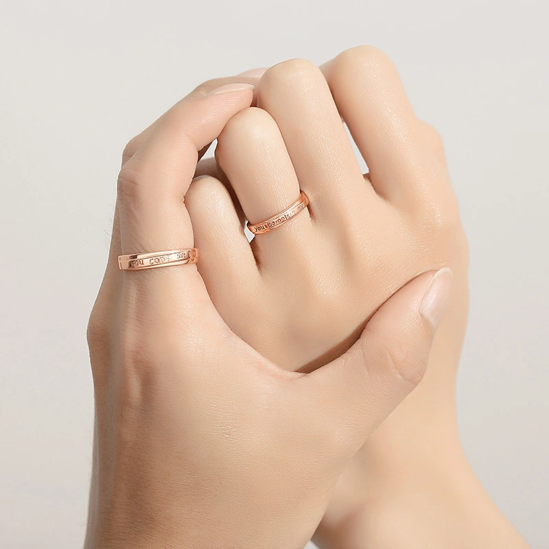 You Complete Me Couple Ring In Sterling Silver