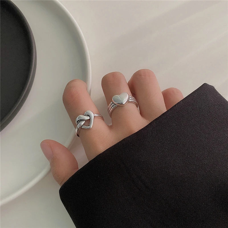 Fashion Light Luxury Personality Niche Design Sense Index Finger Ring