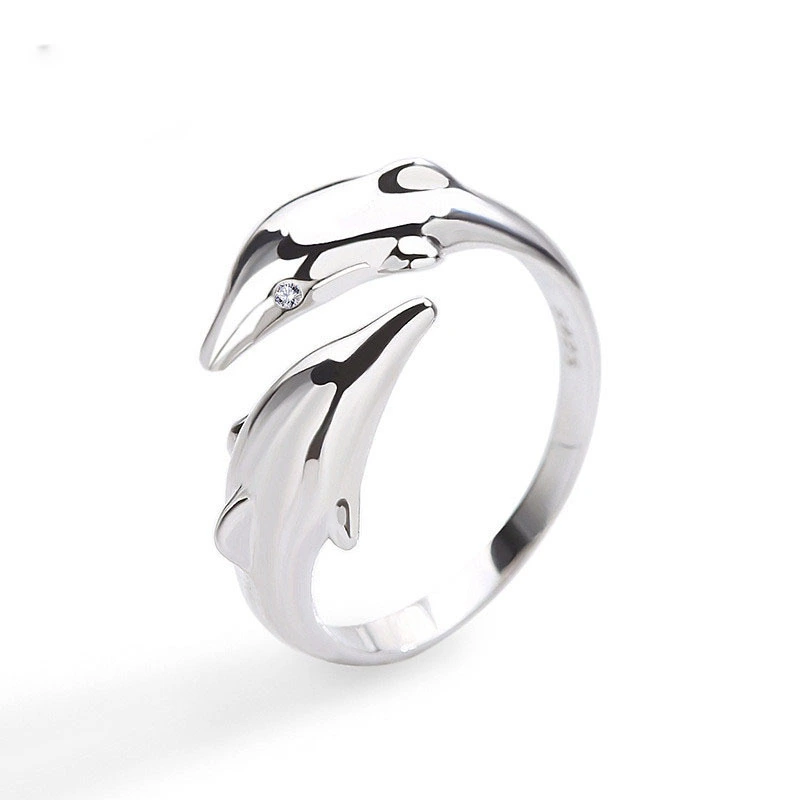 Fashion Creative Hug Arm Leaf Shape Ring