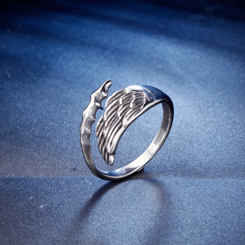 Angel Men's Stainless Steel Wholesale Ring