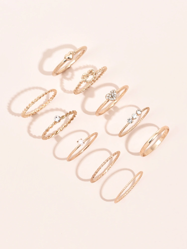 Metal Ring Set Women