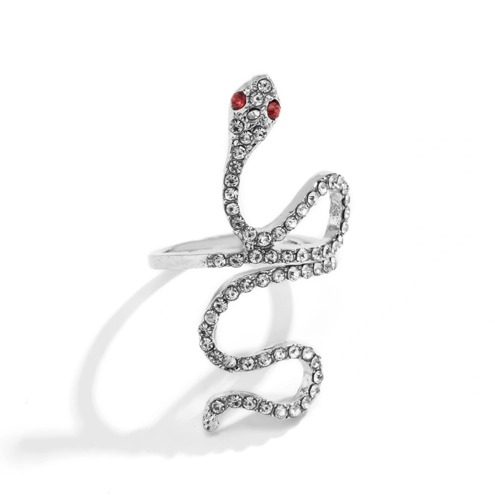 Women's Full Diamond Serpentine Ring