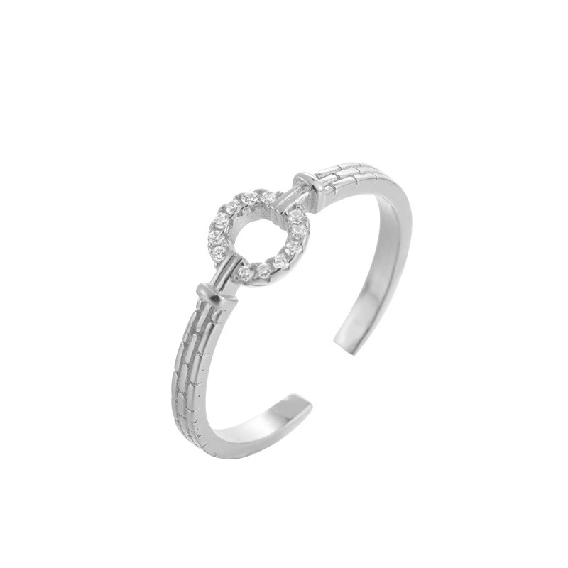 Frosty Personality S925 Sterling Silver Live Joint Ring